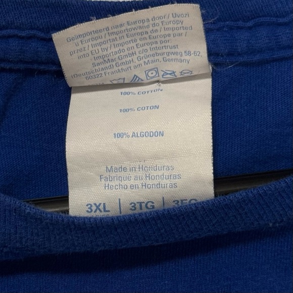 Radiation Therapy Glow Graphic Tee XL Blue Yellow l, Port & Company size 3XL - Picture 4 of 4